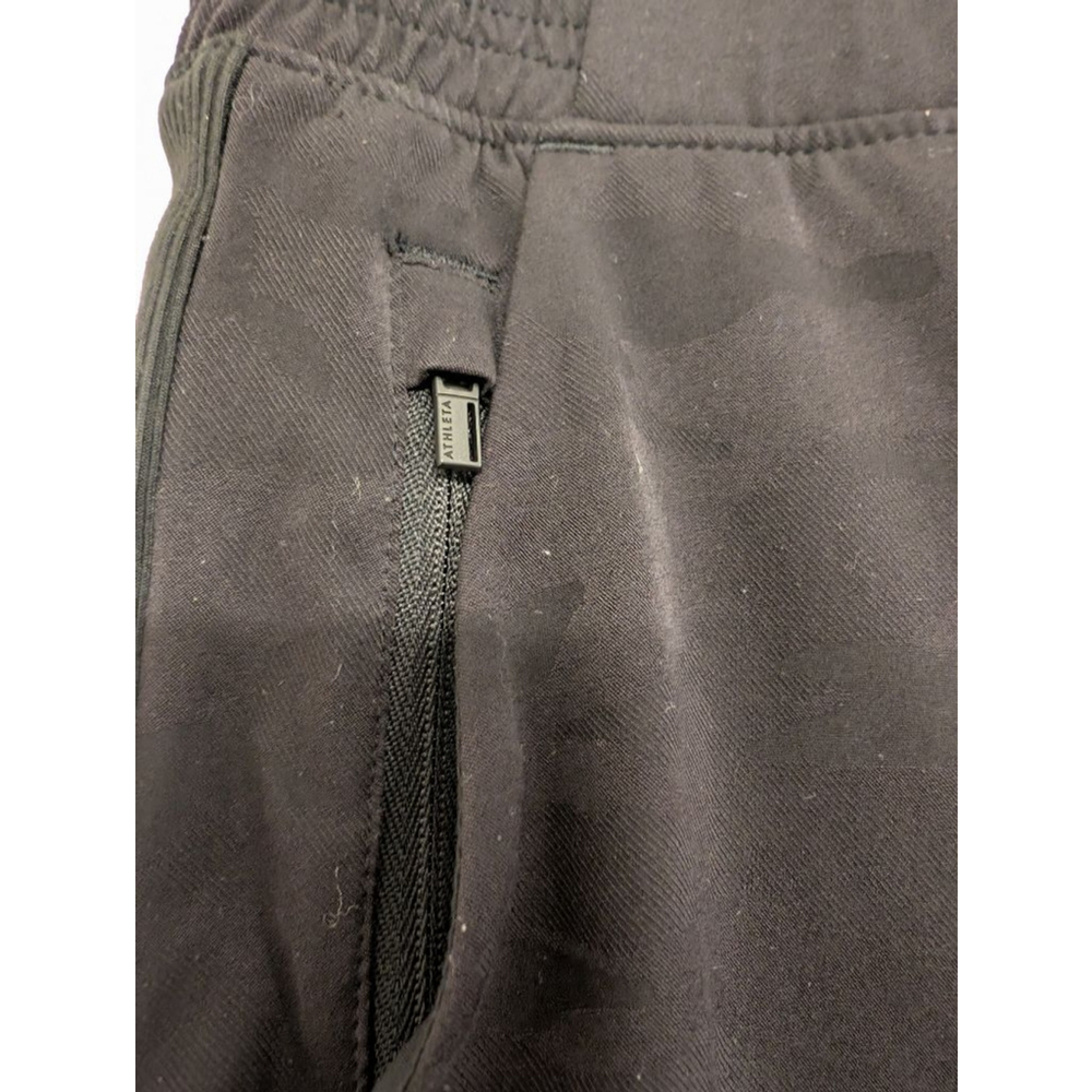 Athleta Women's Size 10 Brooklyn Textured Lined Jogger Pant Black Camo Print - Picture 3 of 6